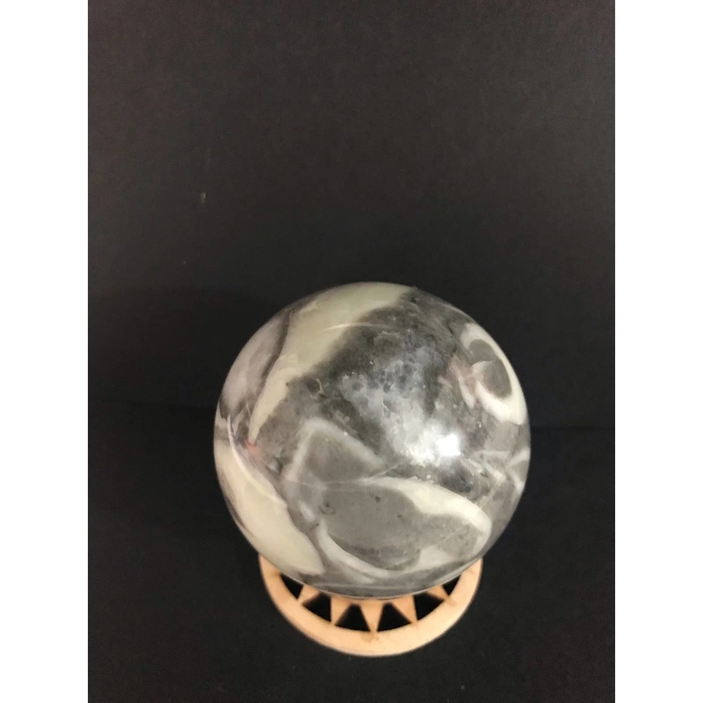 Natural Shell Jasper Sphere - Picture 3 of 7